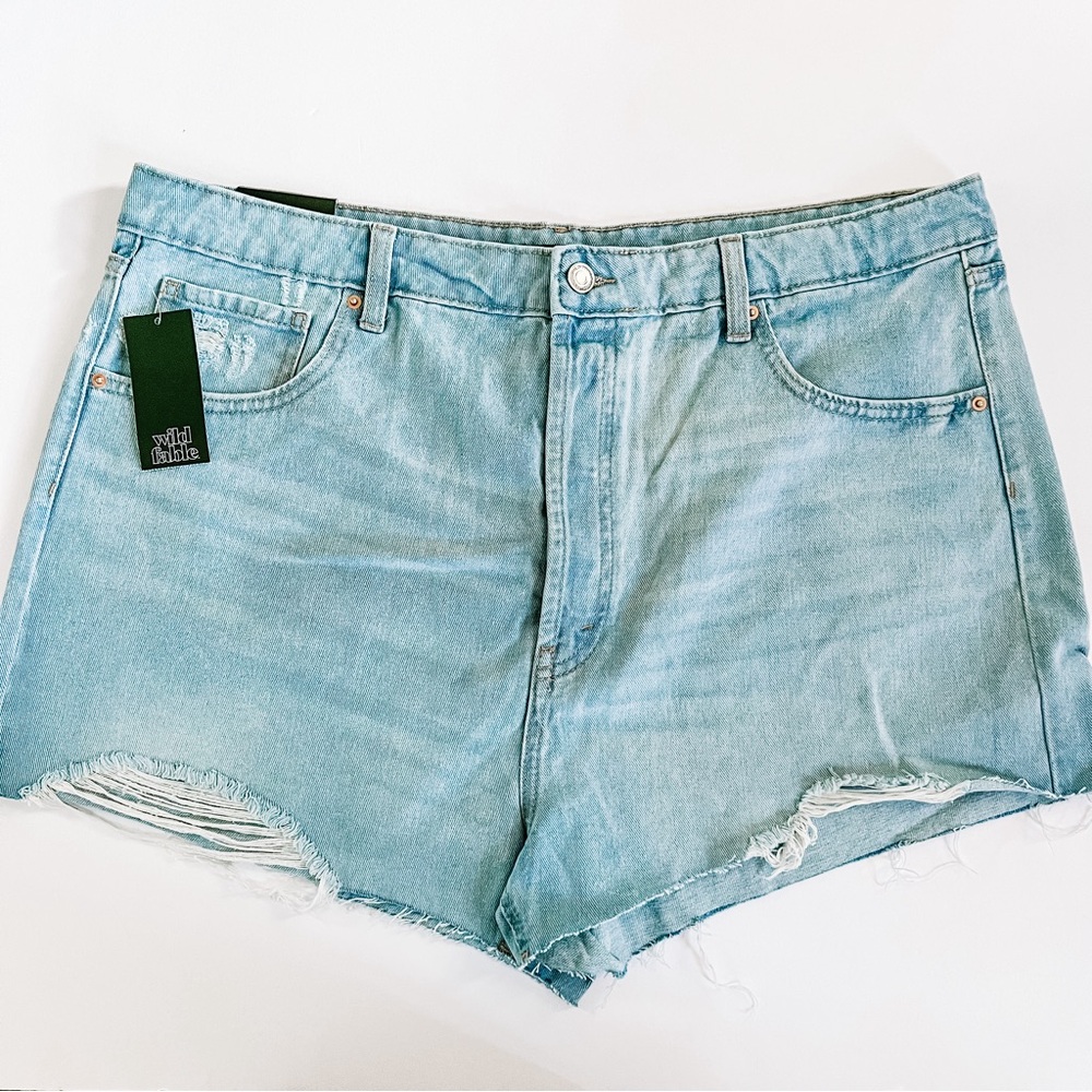 NWT Wild Fable | Plus Size Highest Rise Cutoff Denim Shorts